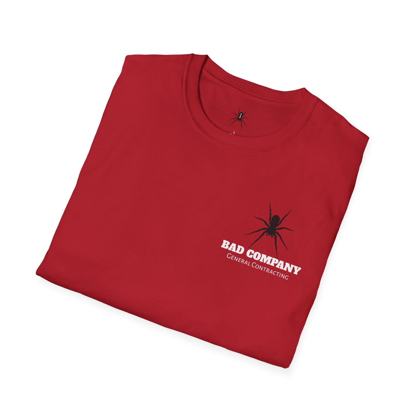 Unisex Softstyle T-Shirt - Bad Company Roofing & Construction Graphic Tee