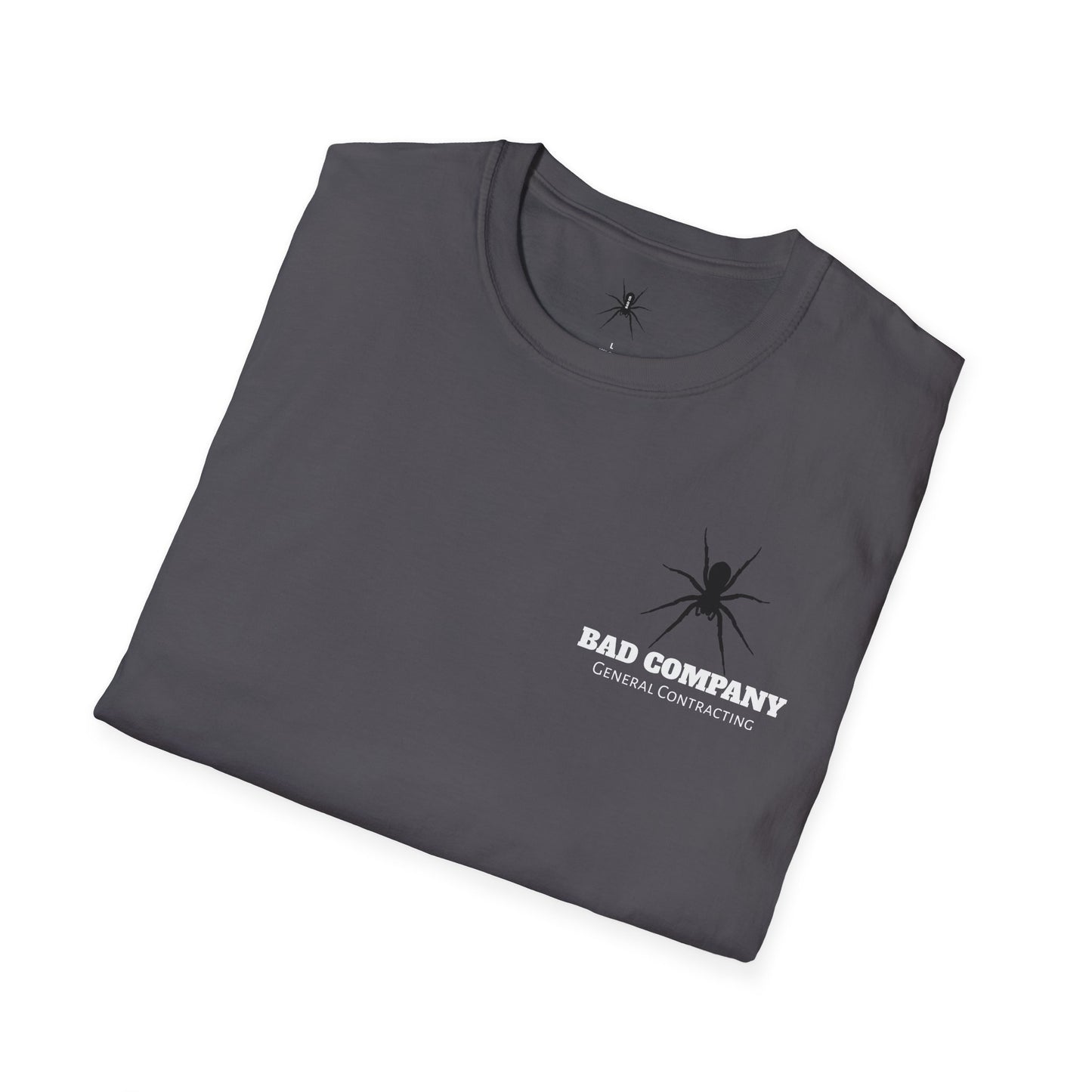 Unisex Softstyle T-Shirt - Bad Company Roofing & Construction Graphic Tee