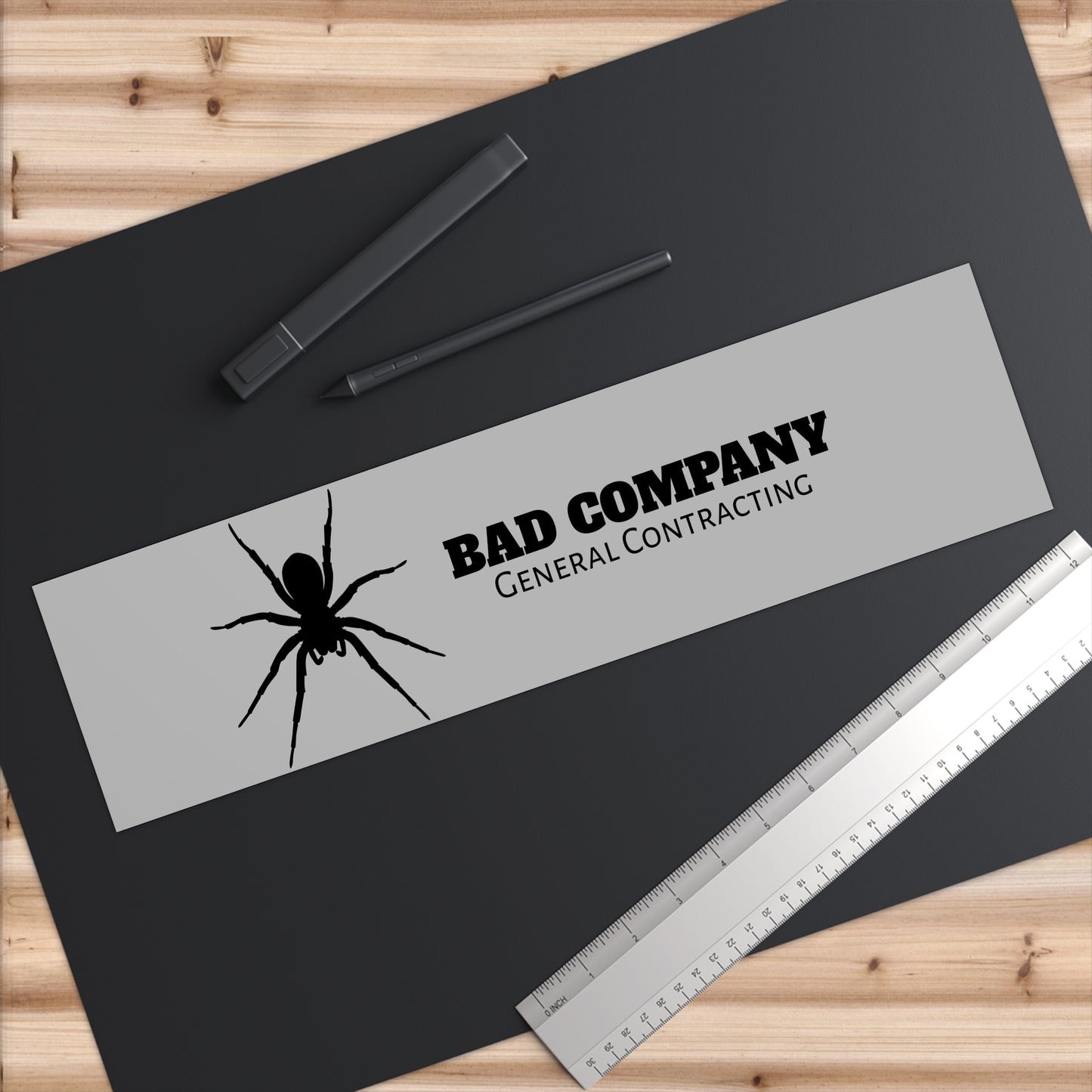 Spooky Bad Company Bumper Sticker | Unique Car Accessories