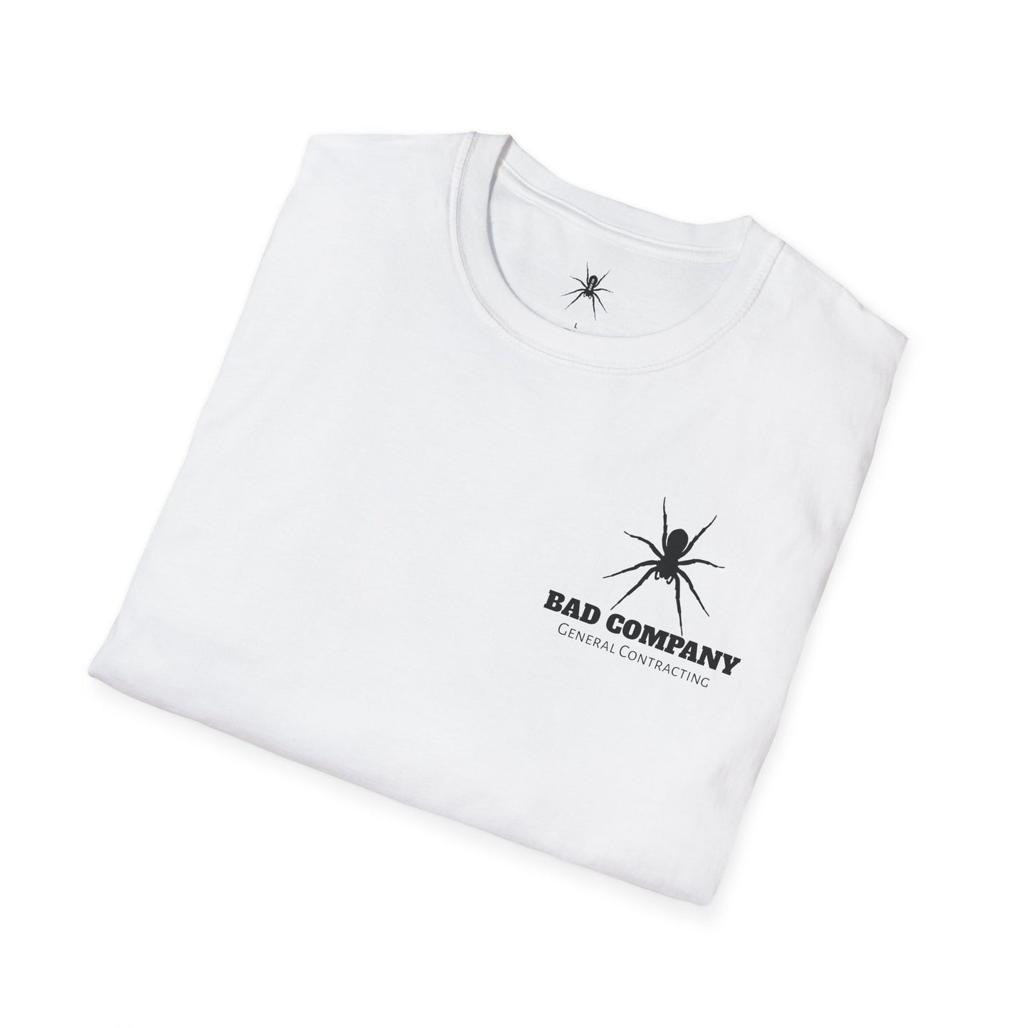 Unisex Softstyle T-Shirt - Bad Company Roofing & Construction Graphic Tee