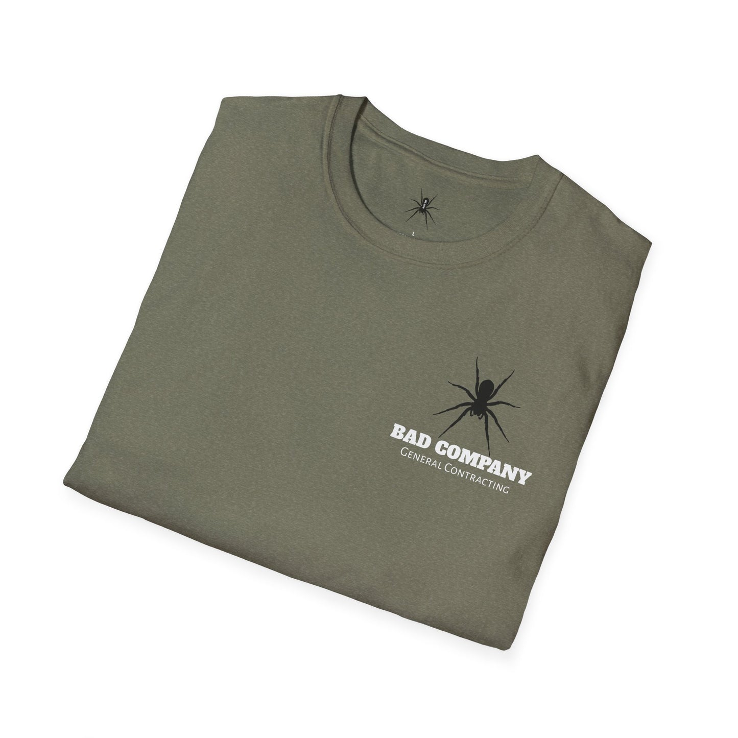 Unisex Softstyle T-Shirt - Bad Company Roofing & Construction Graphic Tee