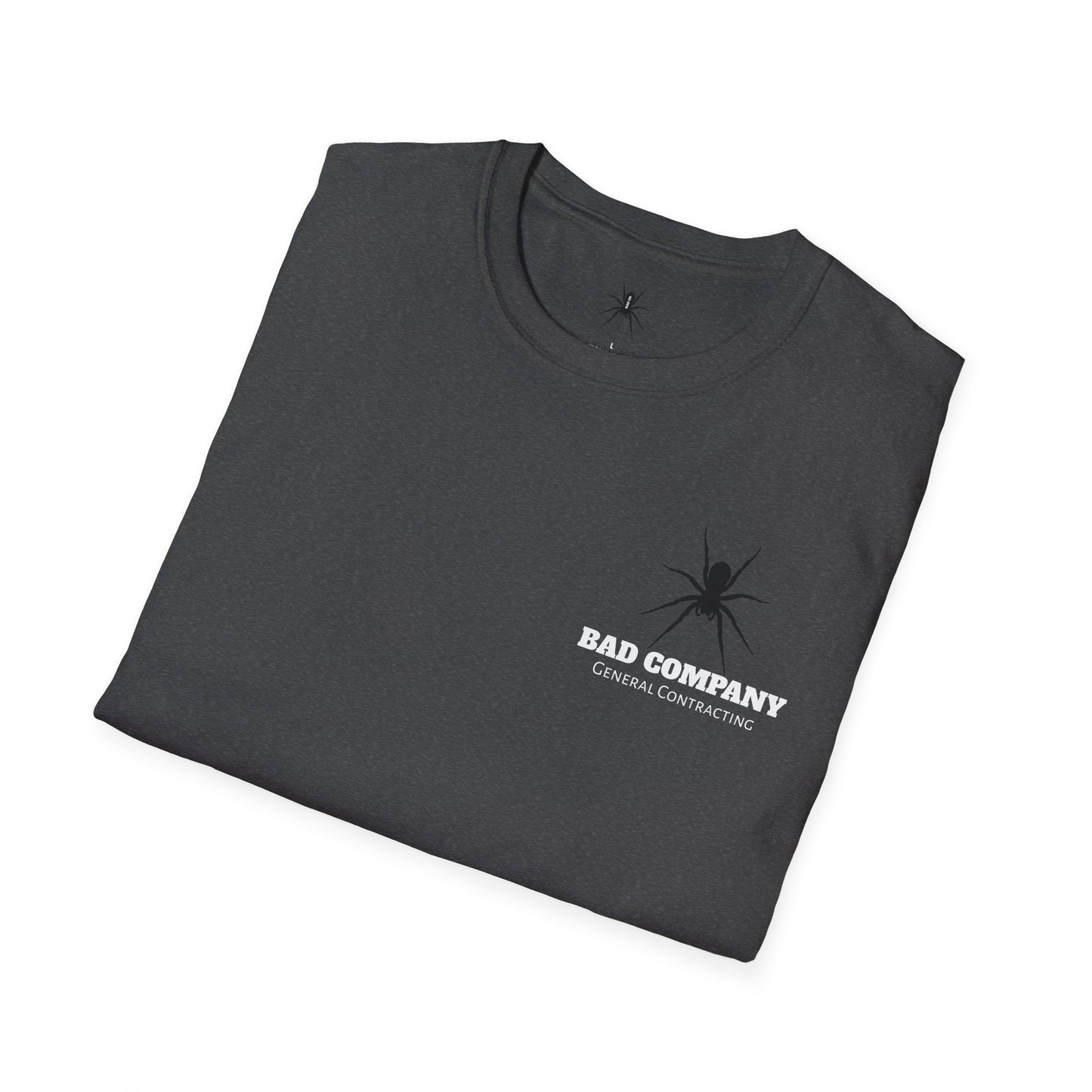 Unisex Softstyle T-Shirt - Bad Company Roofing & Construction Graphic Tee