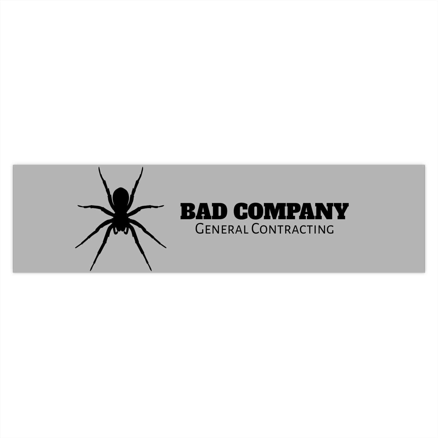 Spooky Bad Company Bumper Sticker | Unique Car Accessories