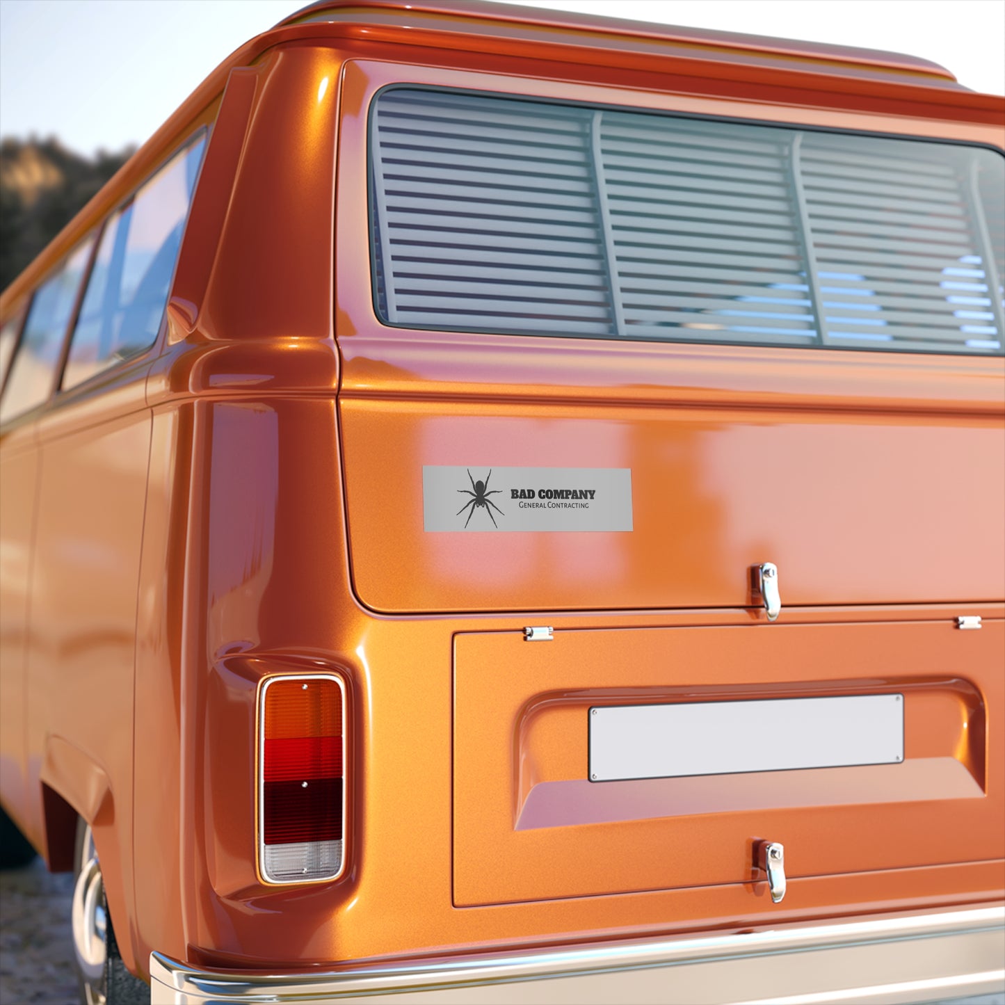 Spooky Bad Company Bumper Sticker | Unique Car Accessories