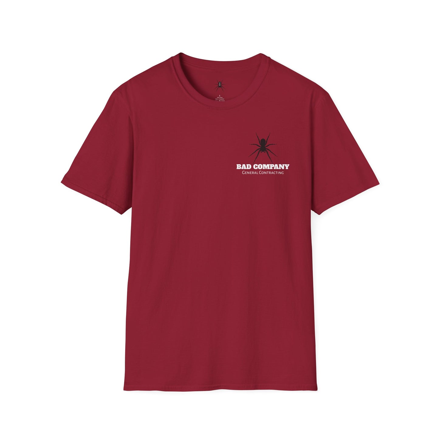 Unisex Softstyle T-Shirt - Bad Company Roofing & Construction Graphic Tee