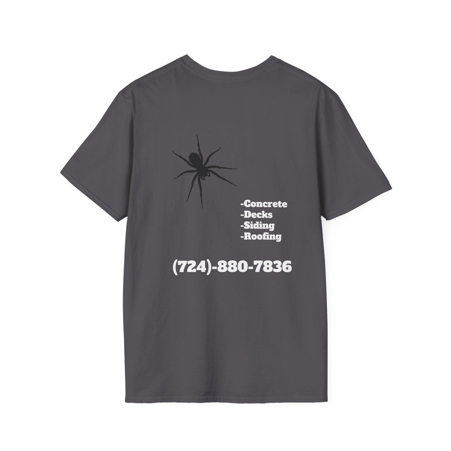 Unisex Softstyle T-Shirt - Bad Company Roofing & Construction Graphic Tee