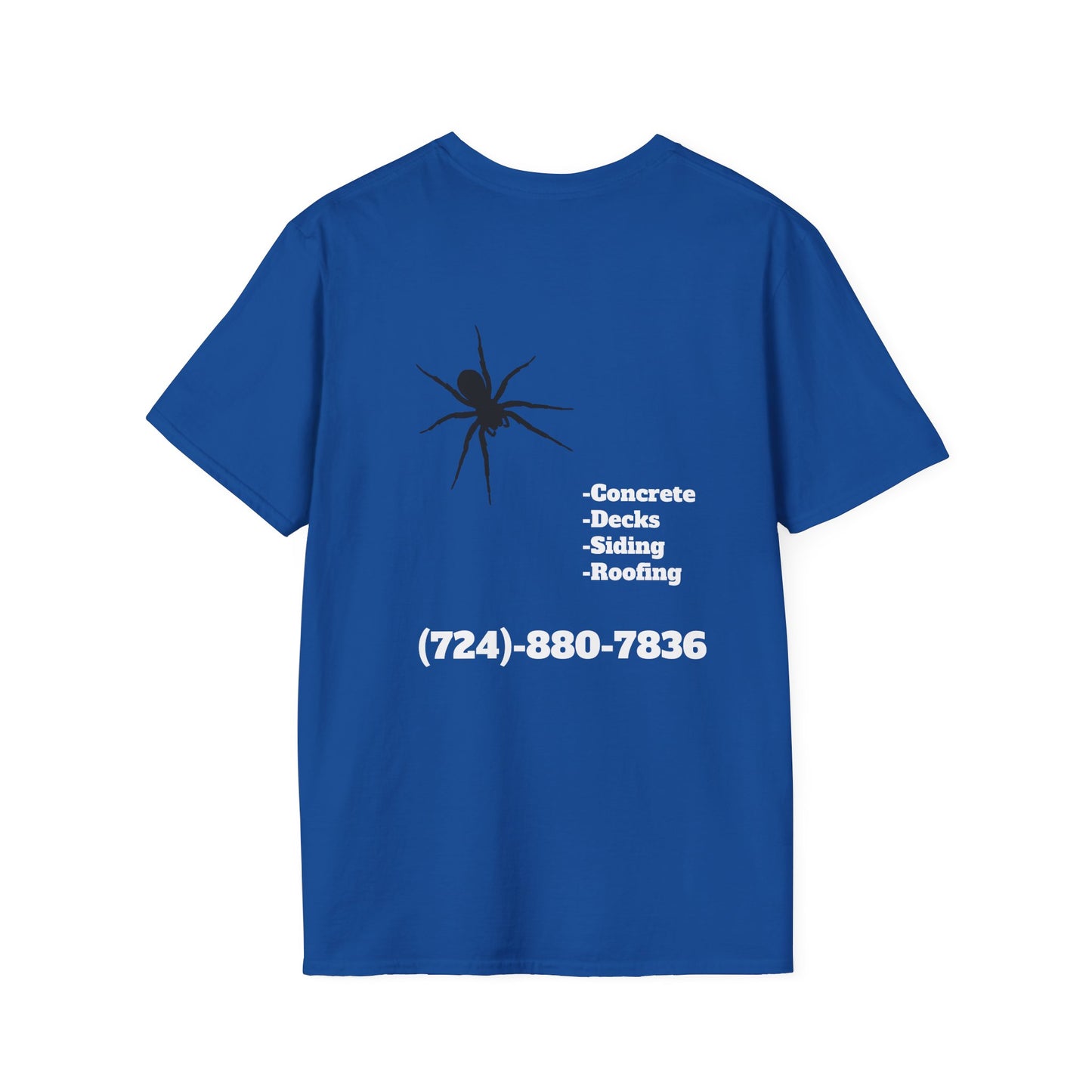 Unisex Softstyle T-Shirt - Bad Company Roofing & Construction Graphic Tee