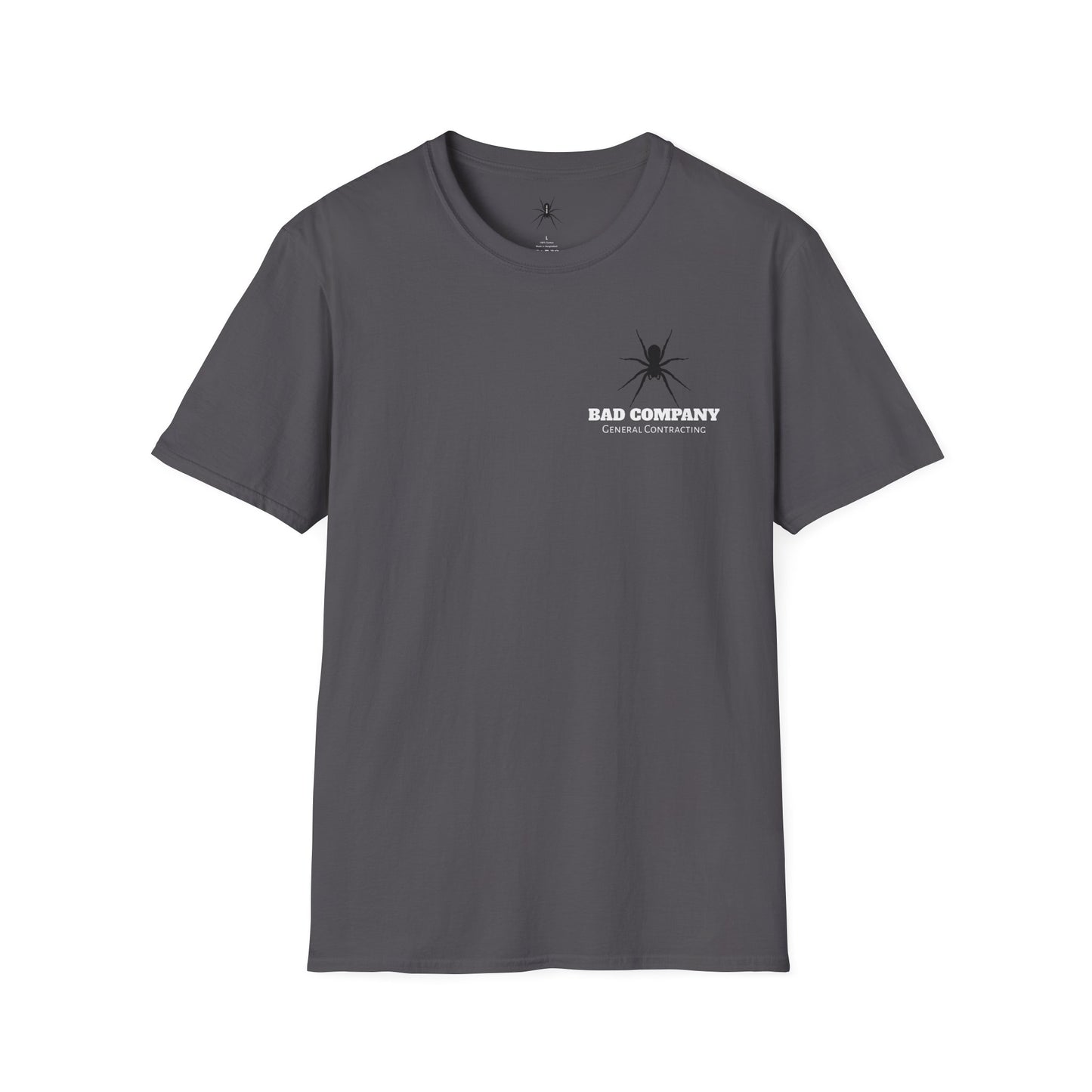 Unisex Softstyle T-Shirt - Bad Company Roofing & Construction Graphic Tee