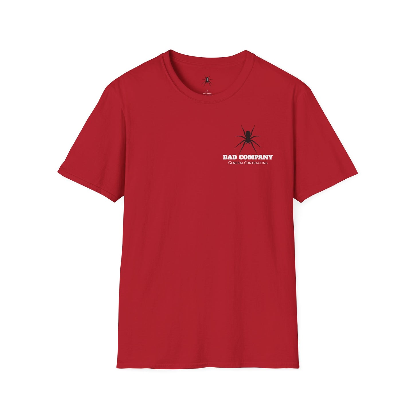 Unisex Softstyle T-Shirt - Bad Company Roofing & Construction Graphic Tee
