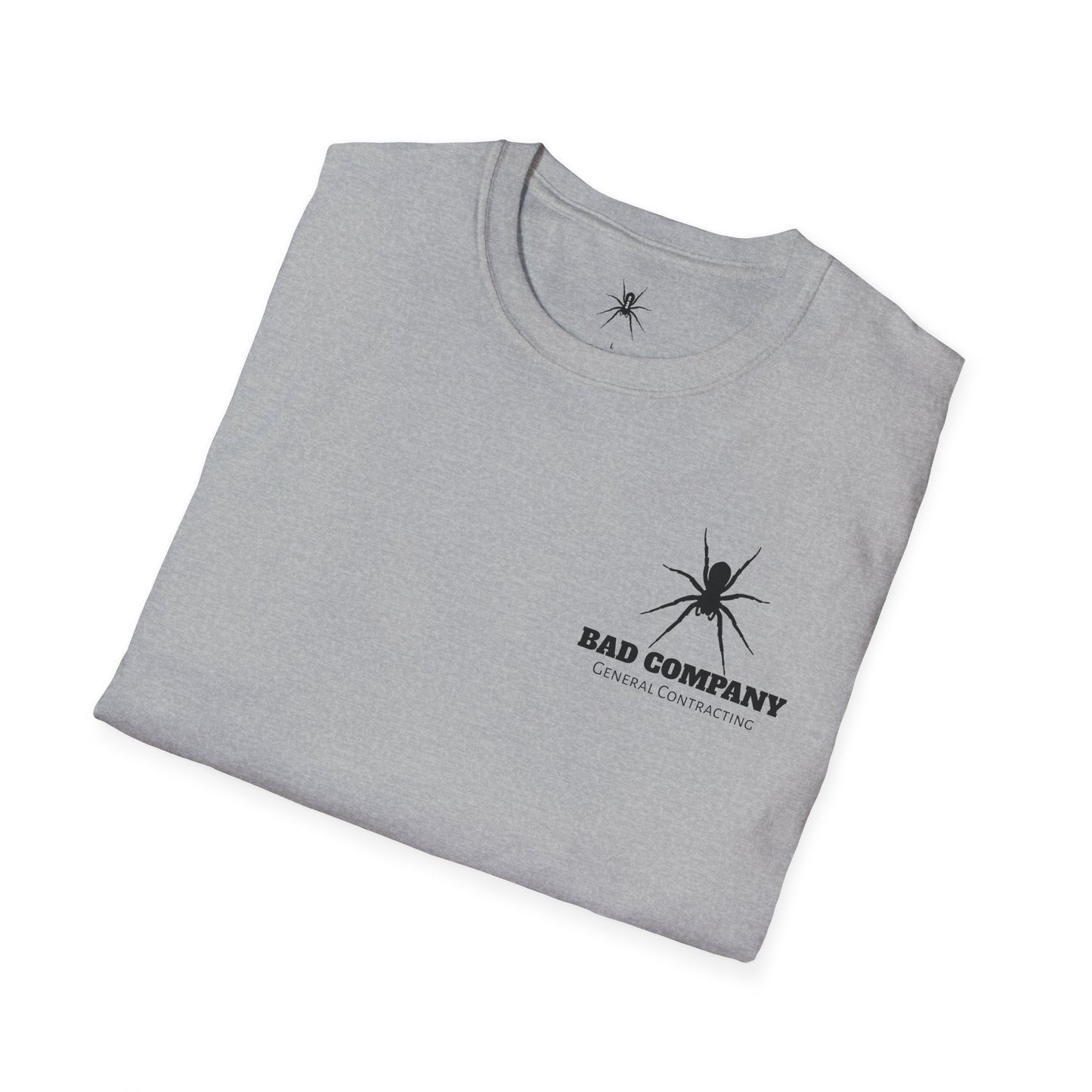 Unisex Softstyle T-Shirt - Bad Company Roofing & Construction Graphic Tee