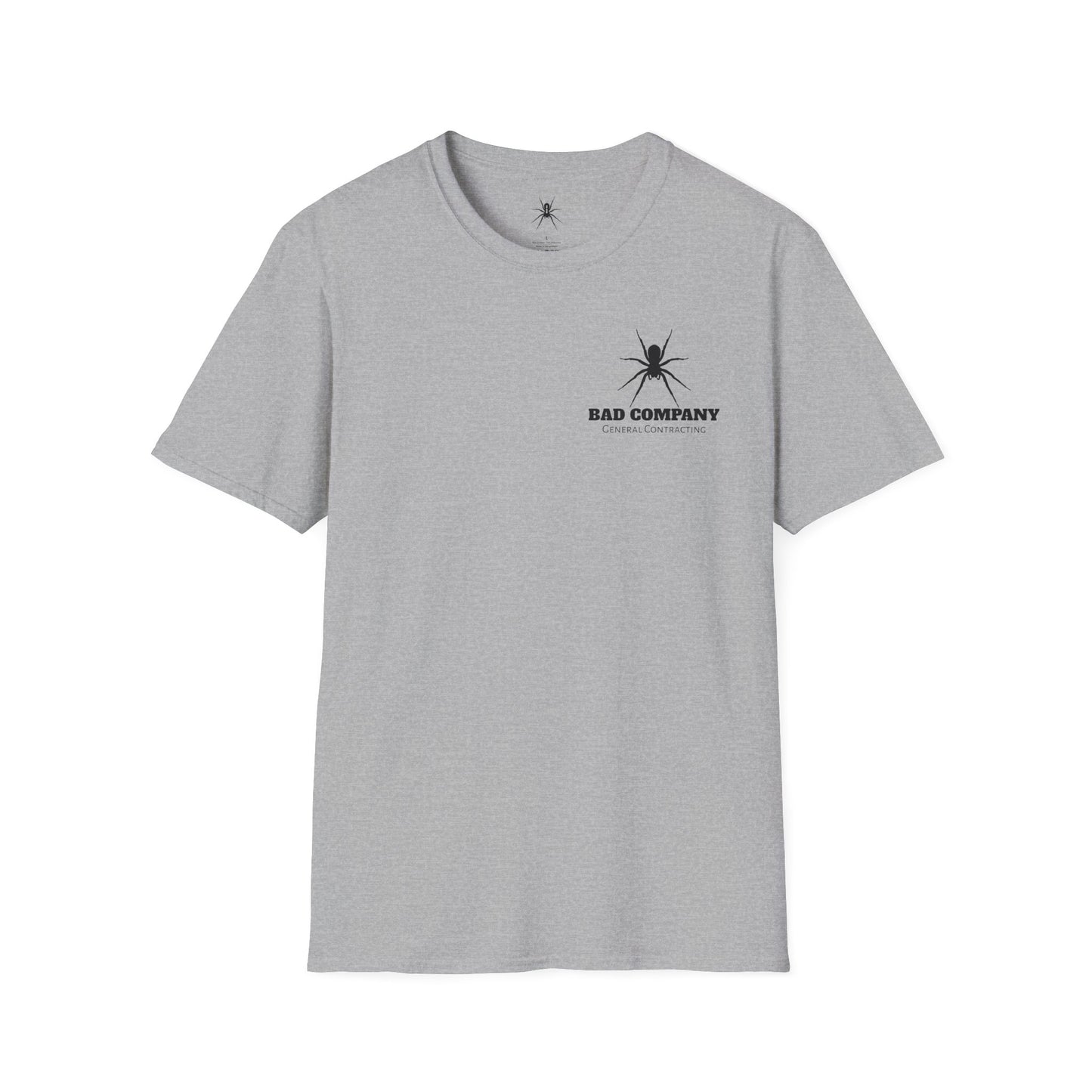 Unisex Softstyle T-Shirt - Bad Company Roofing & Construction Graphic Tee