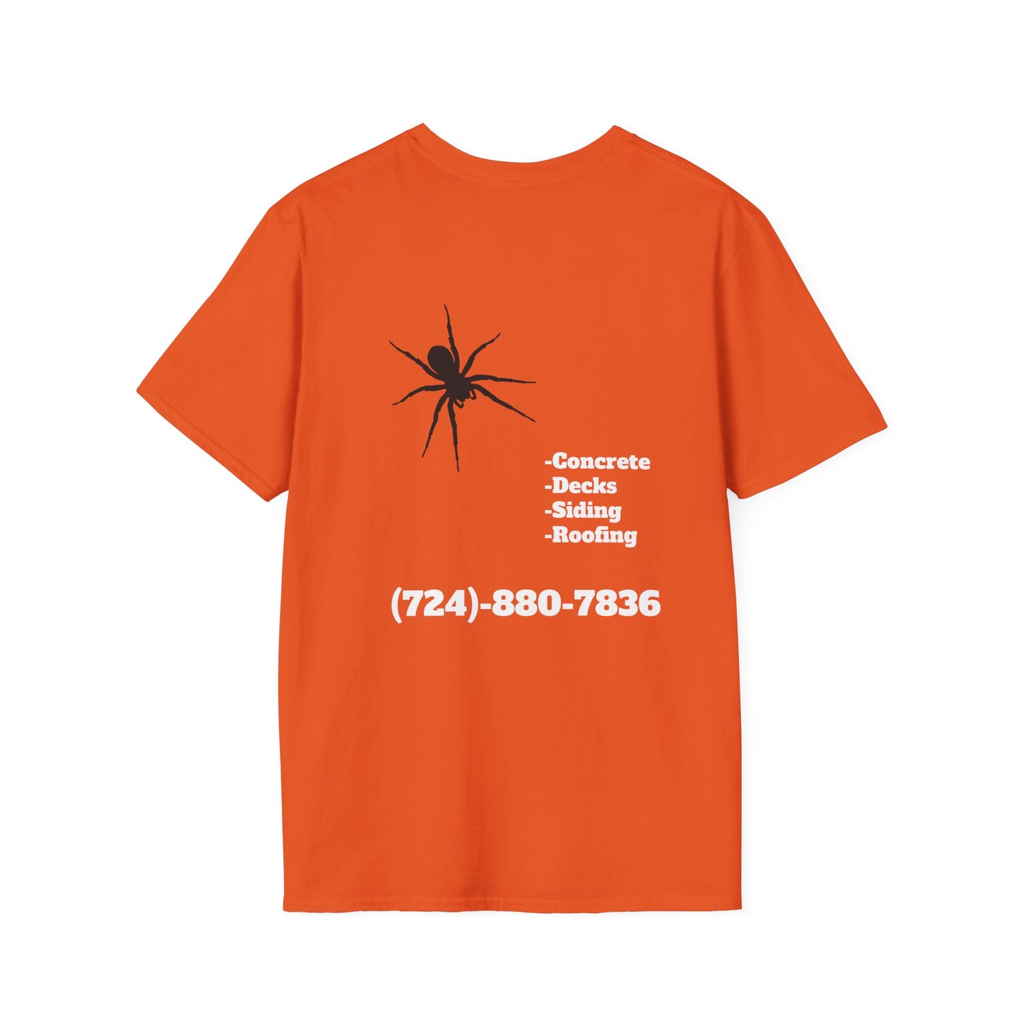 Unisex Softstyle T-Shirt - Bad Company Roofing & Construction Graphic Tee