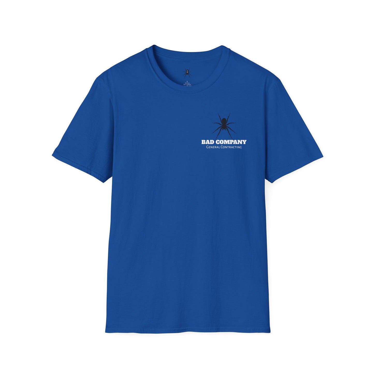 Unisex Softstyle T-Shirt - Bad Company Roofing & Construction Graphic Tee