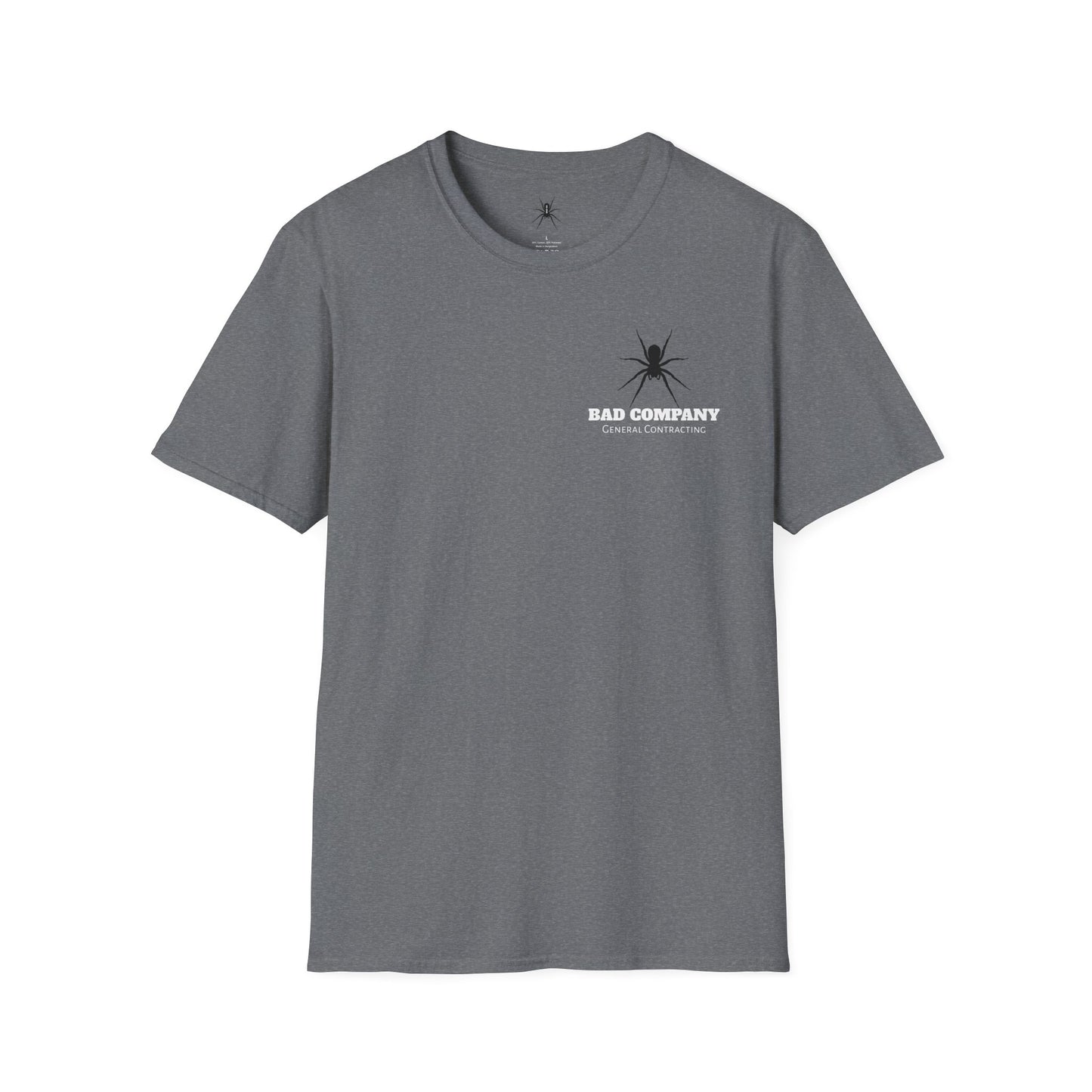 Unisex Softstyle T-Shirt - Bad Company Roofing & Construction Graphic Tee