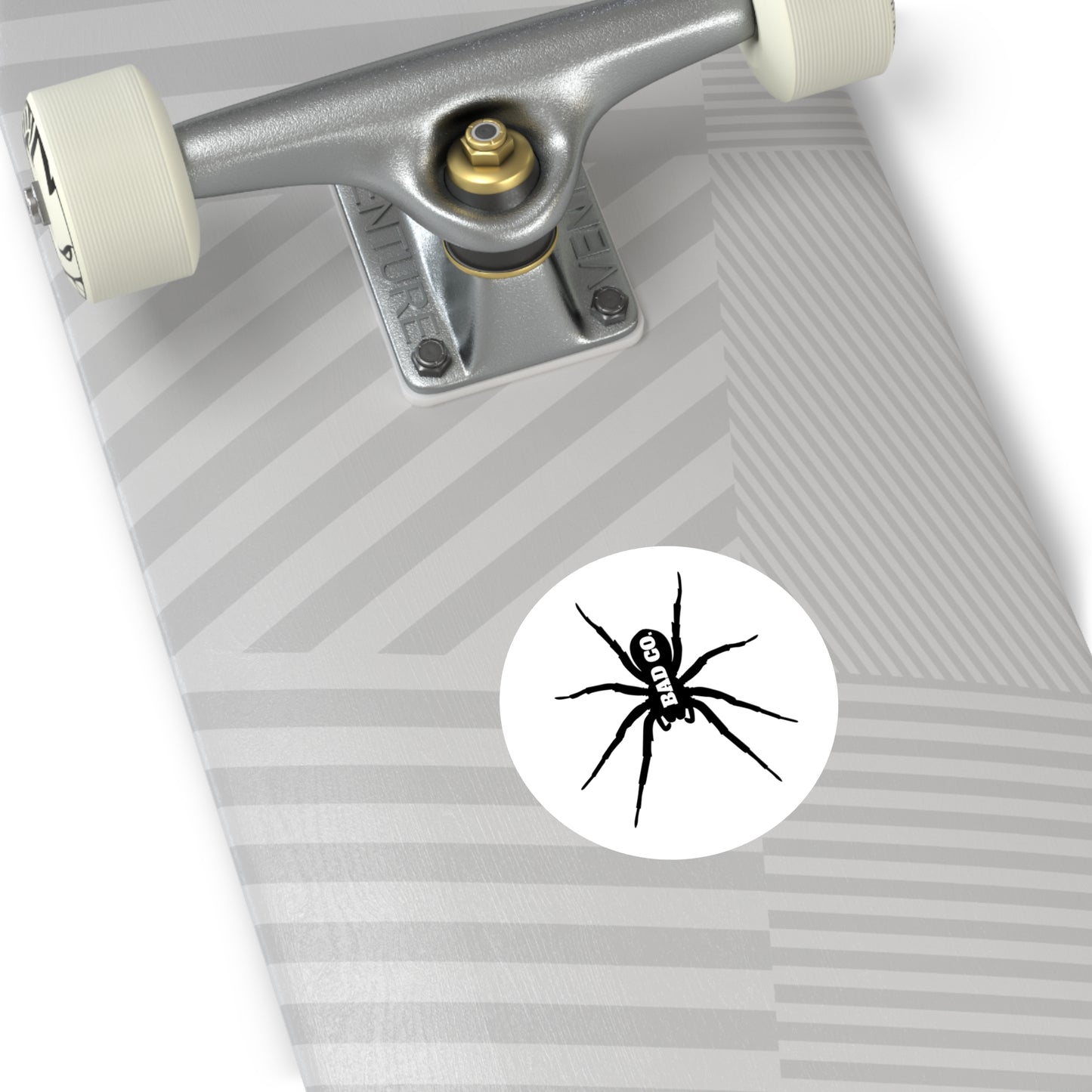Bad Co. Spider Round Stickers - Indoor/Outdoor Decoration
