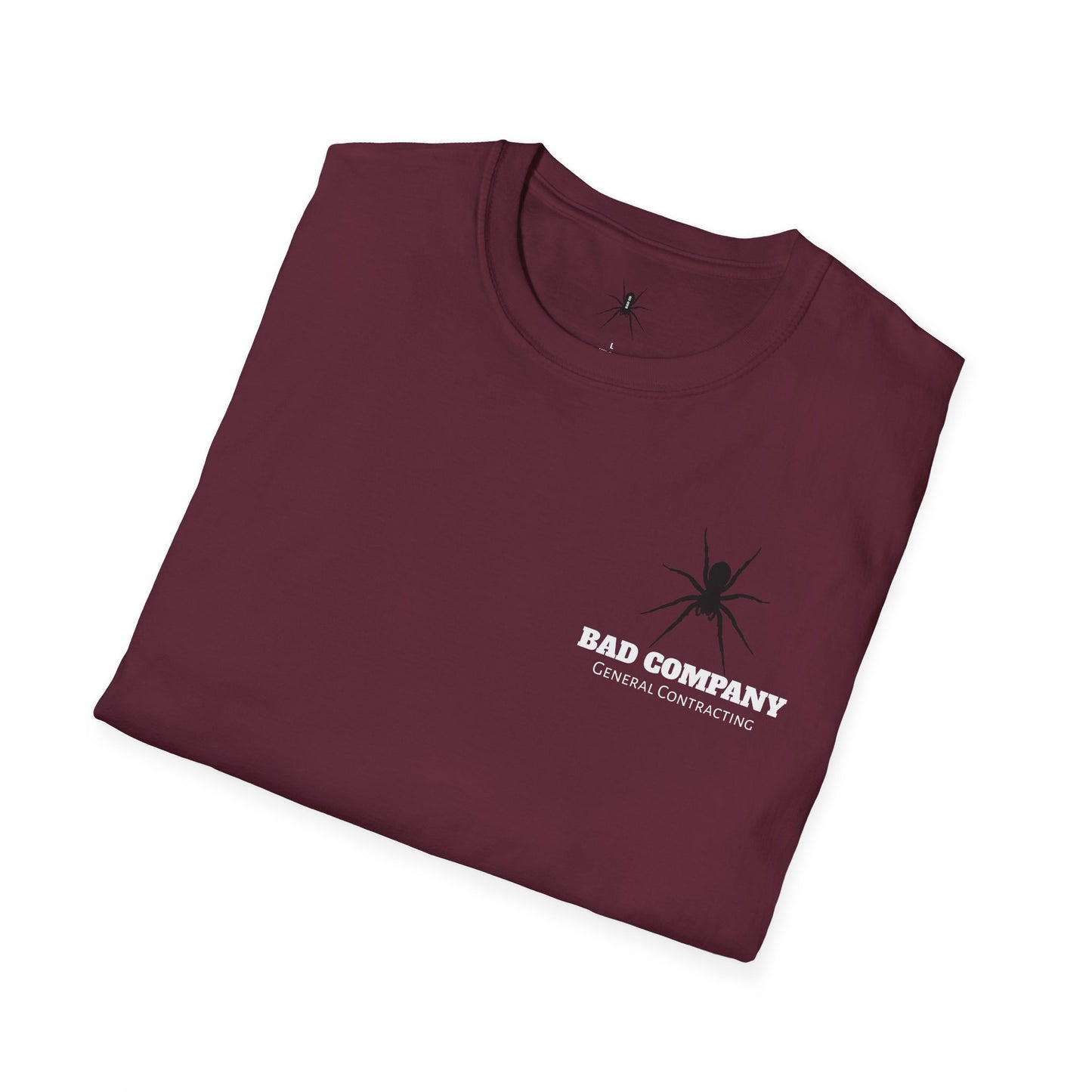 Unisex Softstyle T-Shirt - Bad Company Roofing & Construction Graphic Tee