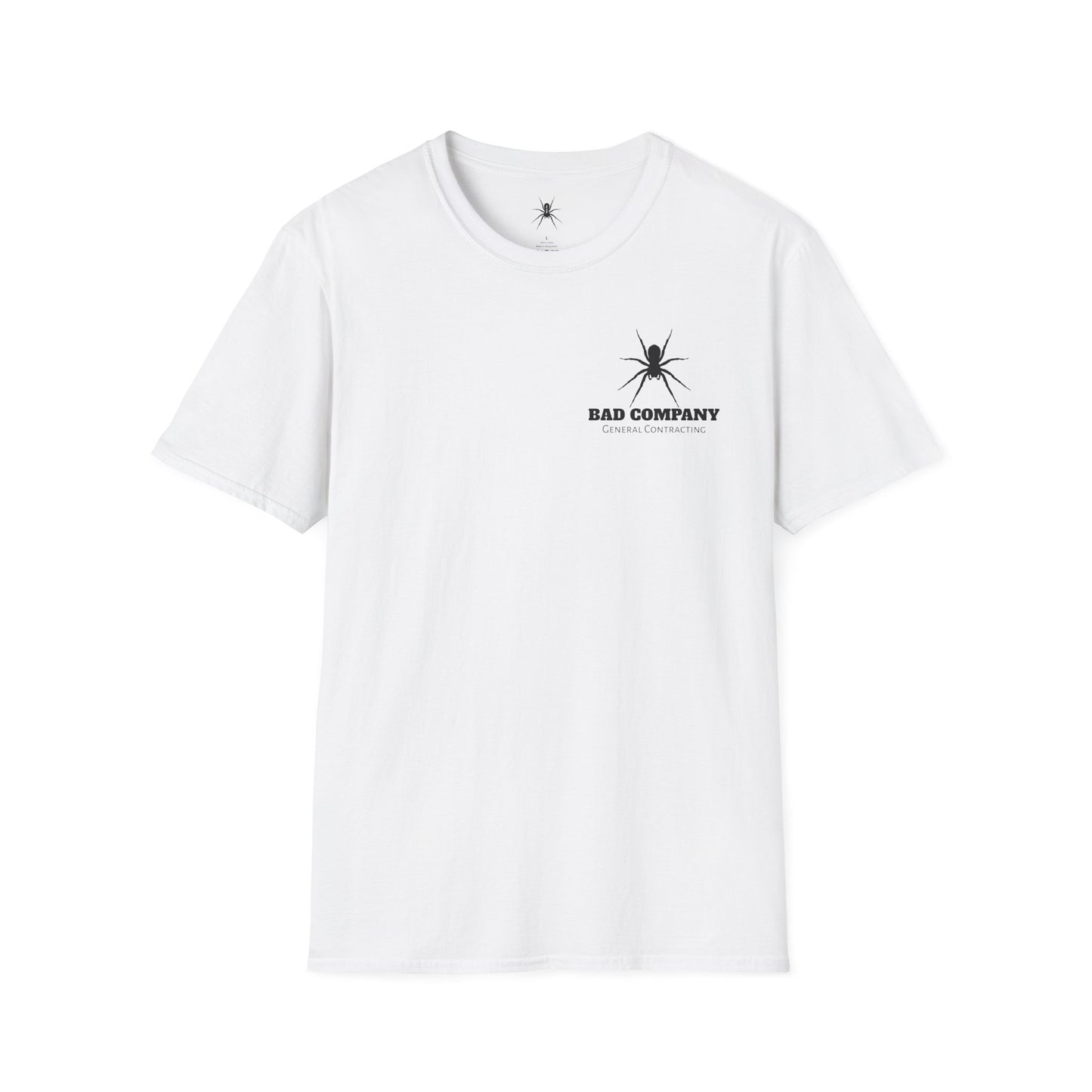 Unisex Softstyle T-Shirt - Bad Company Roofing & Construction Graphic Tee