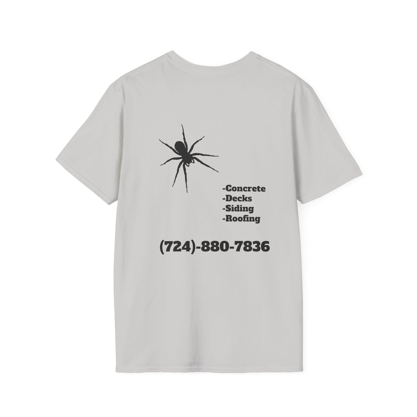 Unisex Softstyle T-Shirt - Bad Company Roofing & Construction Graphic Tee