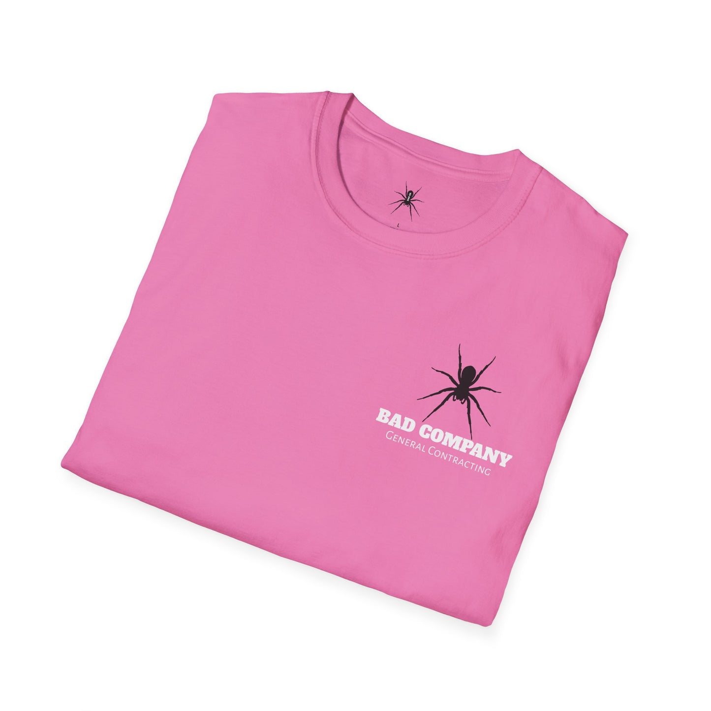 Unisex Softstyle T-Shirt - Bad Company Roofing & Construction Graphic Tee