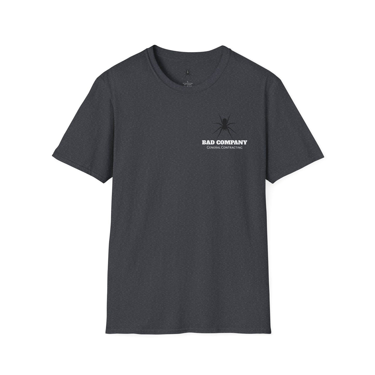 Unisex Softstyle T-Shirt - Bad Company Roofing & Construction Graphic Tee