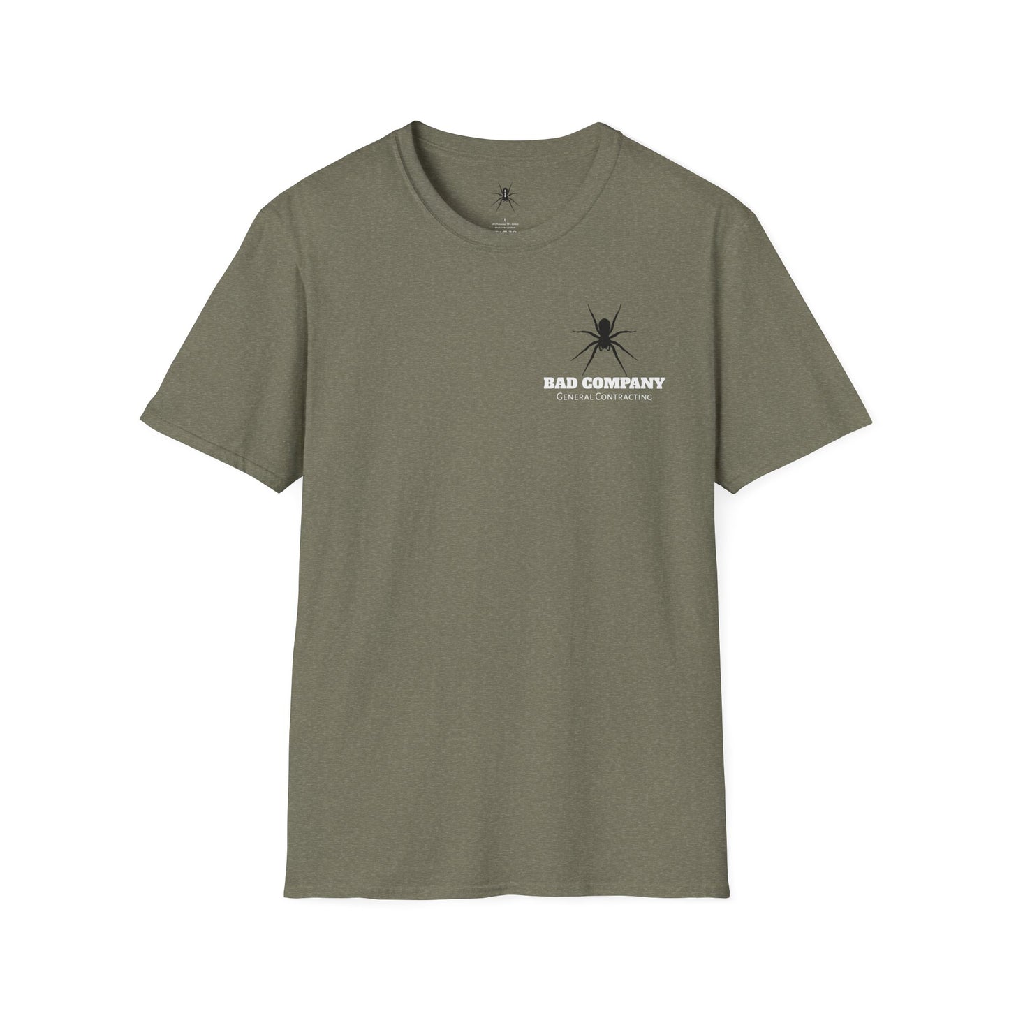 Unisex Softstyle T-Shirt - Bad Company Roofing & Construction Graphic Tee