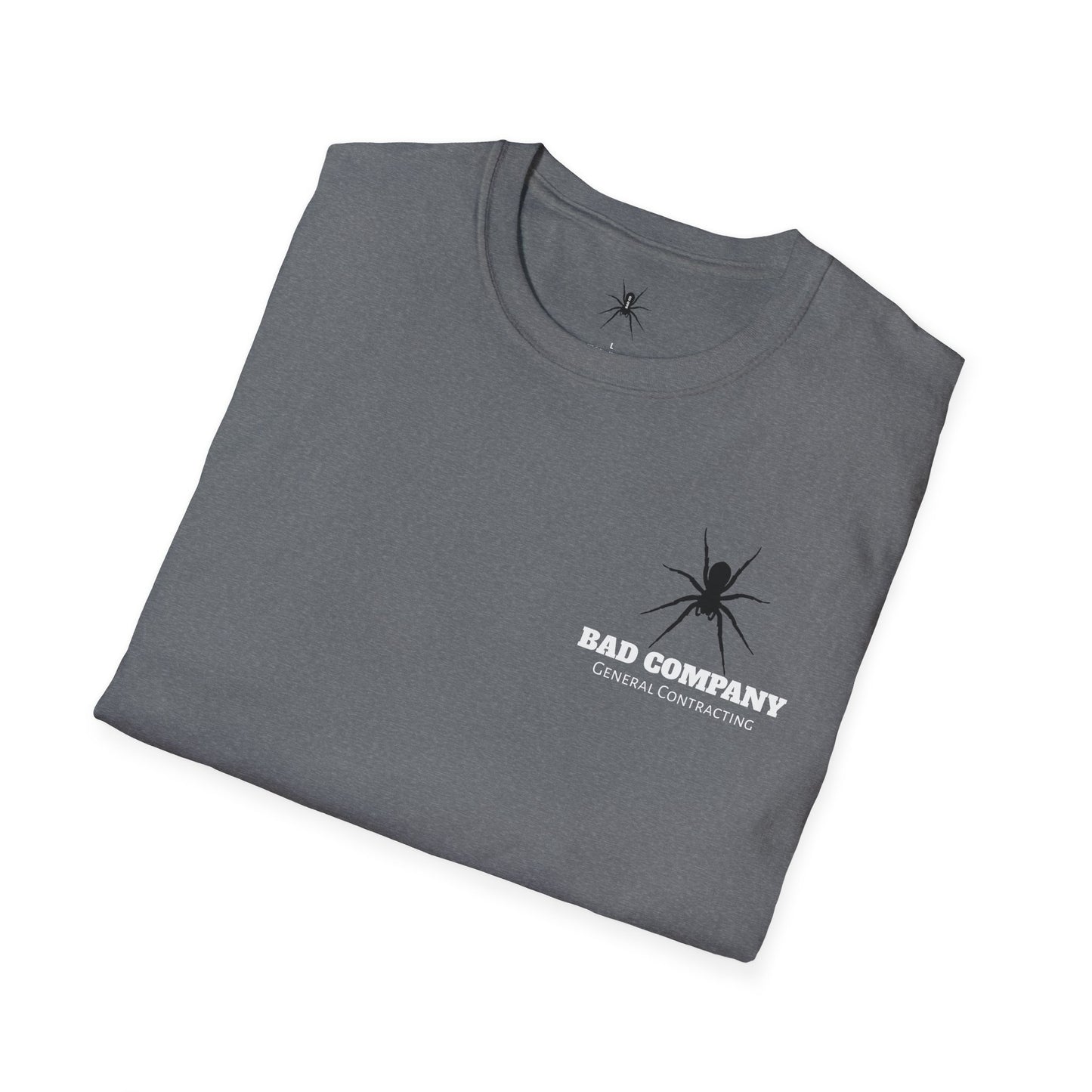 Unisex Softstyle T-Shirt - Bad Company Roofing & Construction Graphic Tee