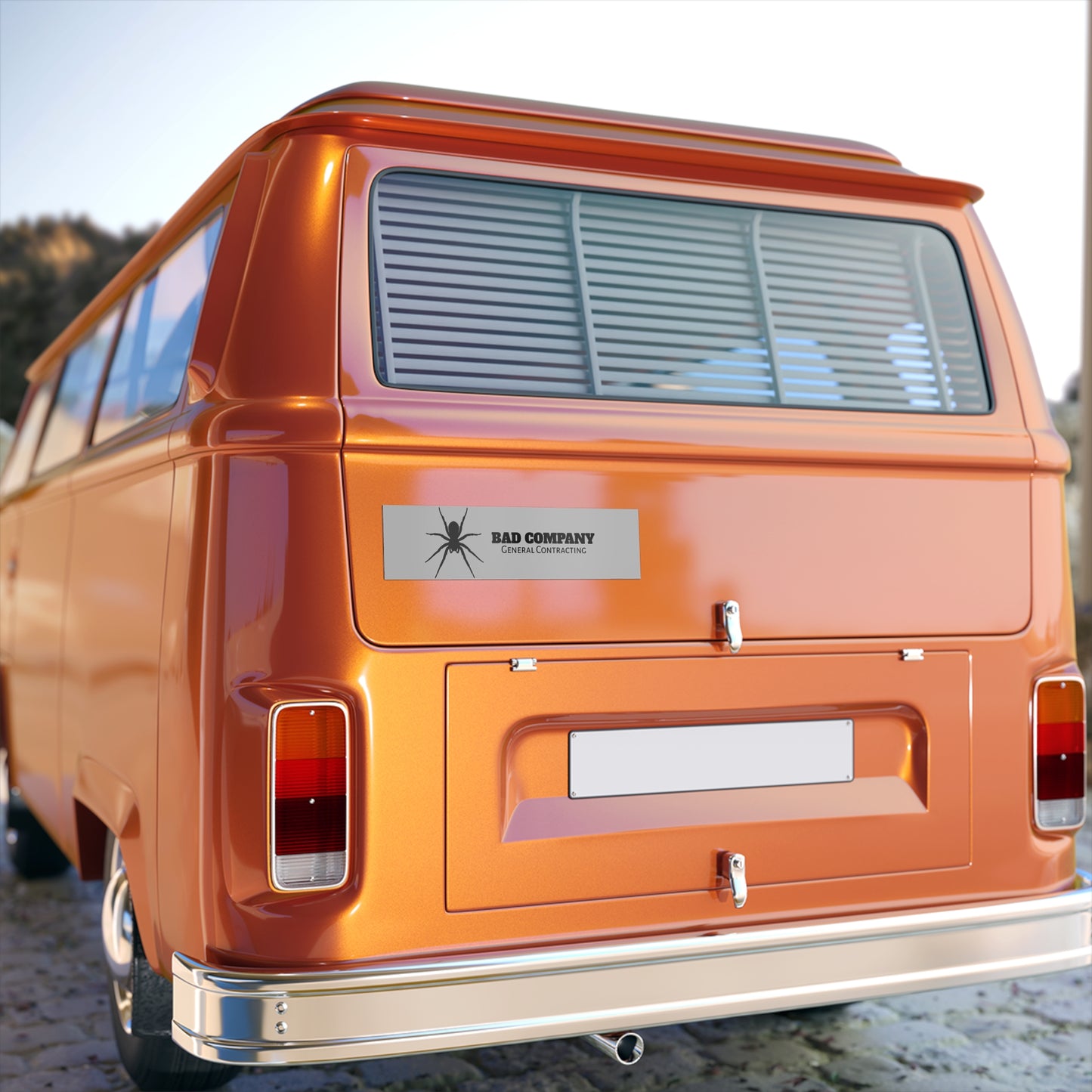 Spooky Bad Company Bumper Sticker | Unique Car Accessories