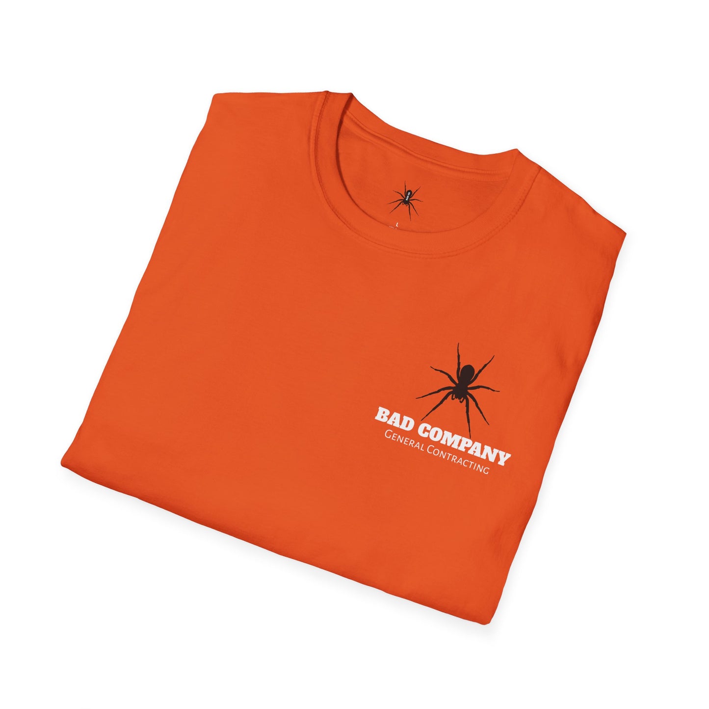 Unisex Softstyle T-Shirt - Bad Company Roofing & Construction Graphic Tee