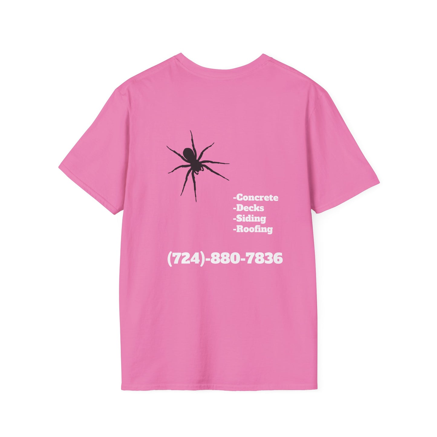 Unisex Softstyle T-Shirt - Bad Company Roofing & Construction Graphic Tee