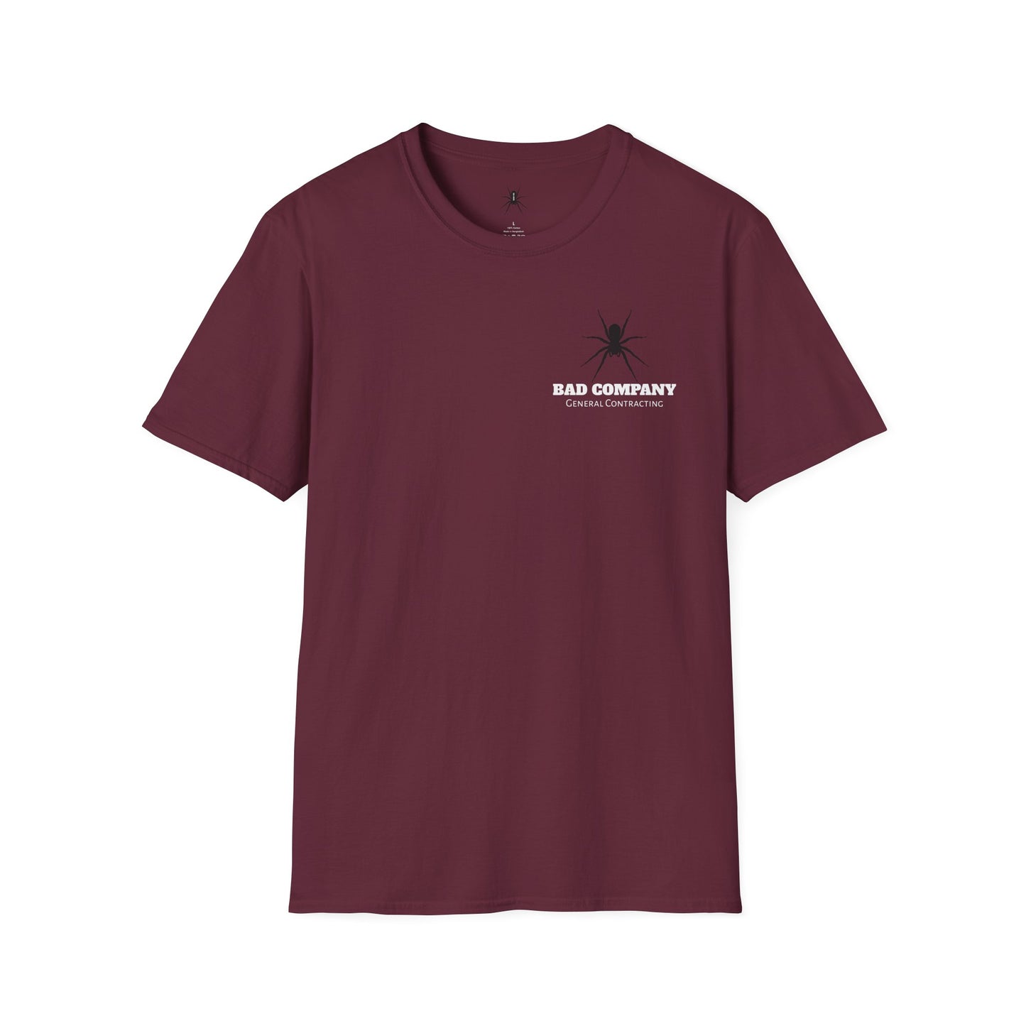 Unisex Softstyle T-Shirt - Bad Company Roofing & Construction Graphic Tee