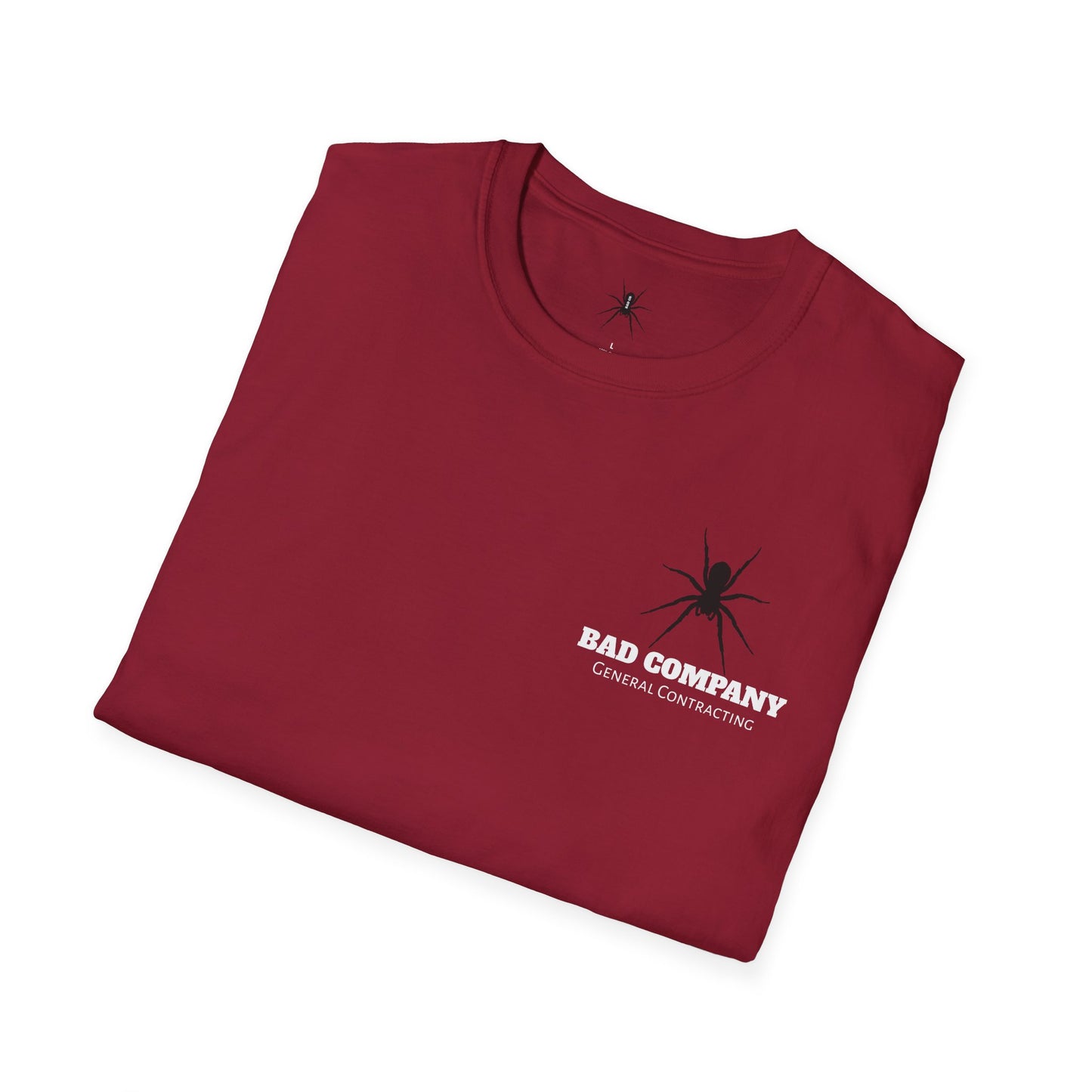 Unisex Softstyle T-Shirt - Bad Company Roofing & Construction Graphic Tee