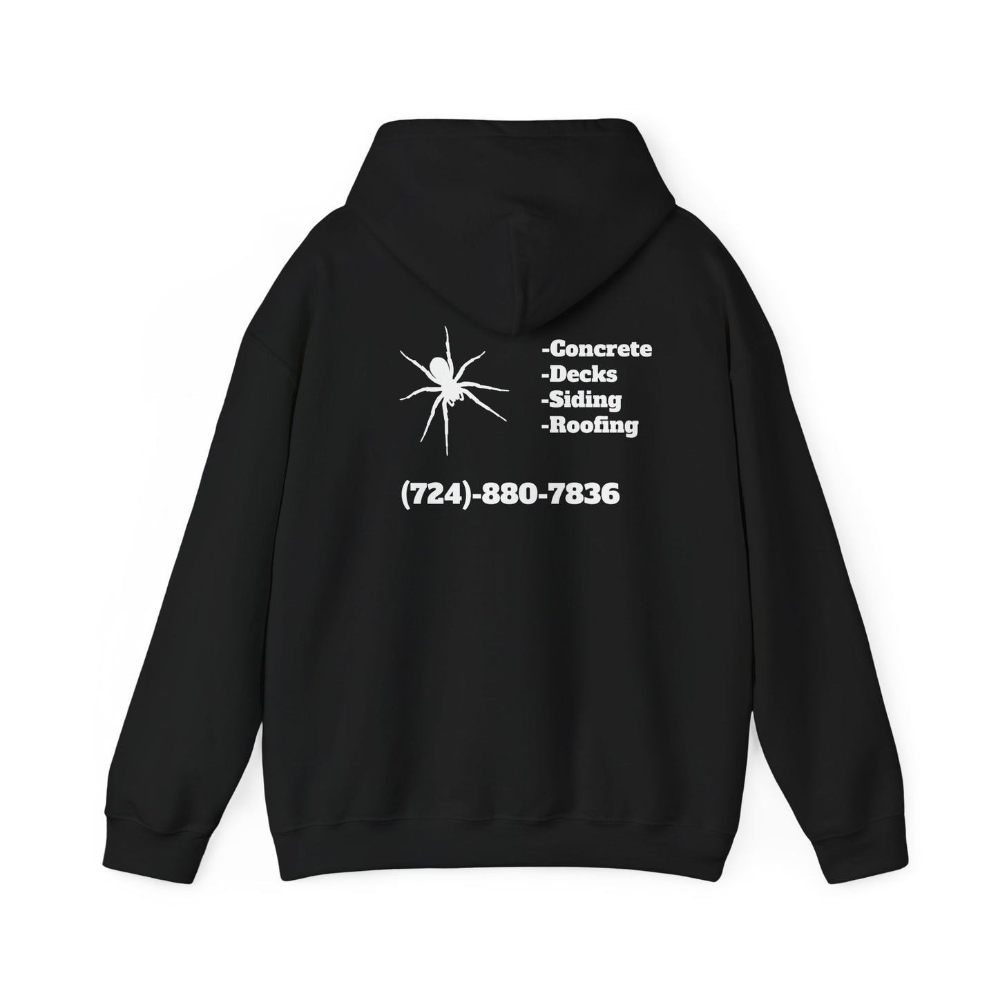Spider Design Unisex Heavy Blend™ Hooded Sweatshirt - BAD COMPANY Contracting