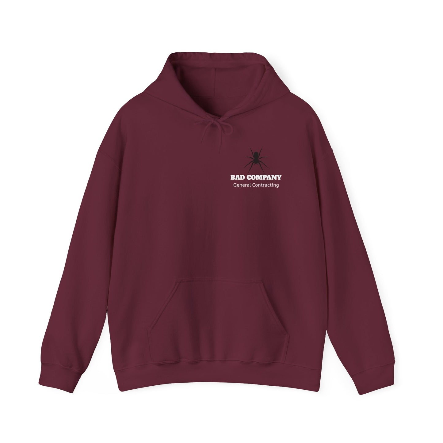 Spider Design Unisex Heavy Blend™ Hooded Sweatshirt - BAD COMPANY Contracting