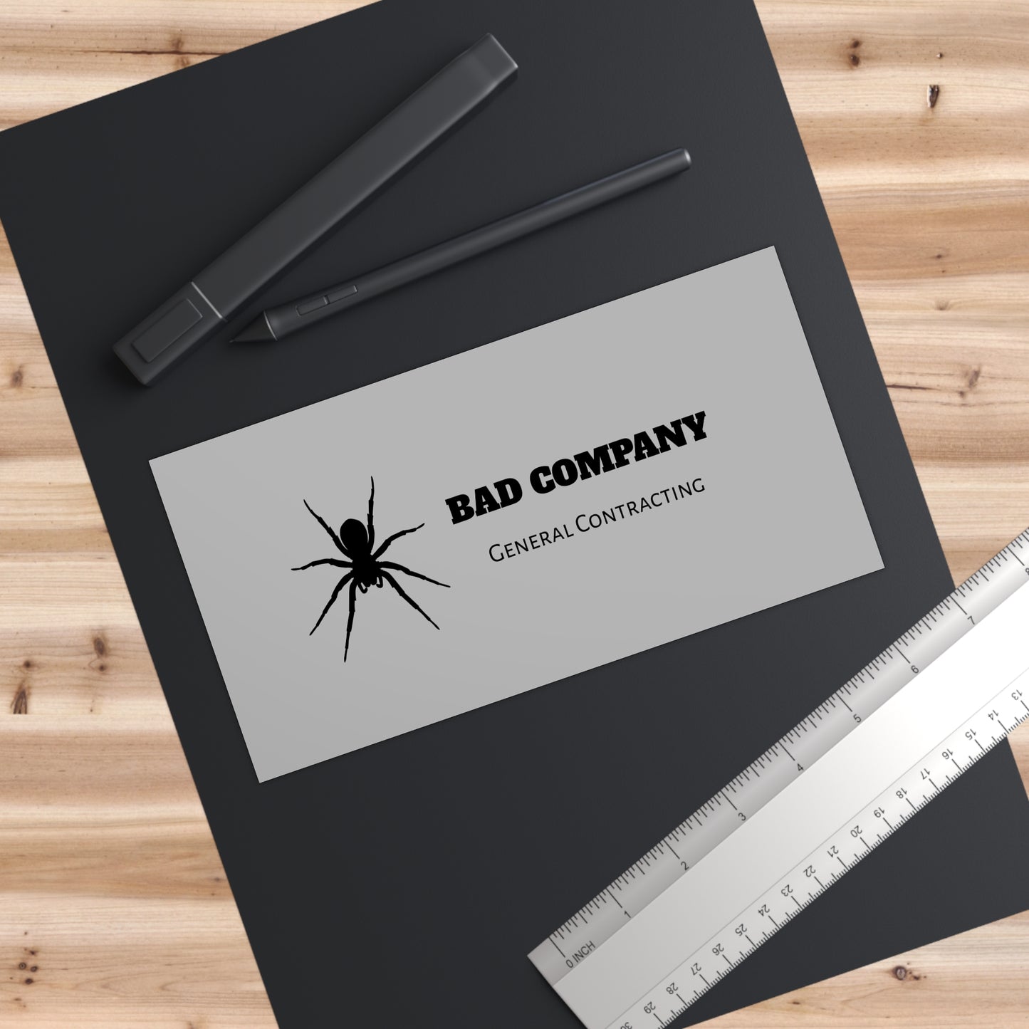Spooky Bad Company Bumper Sticker | Unique Car Accessories