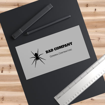 Spooky Bad Company Bumper Sticker | Unique Car Accessories