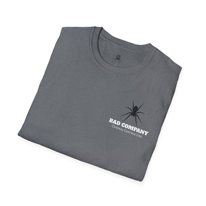 Copy of Unisex Softstyle T-Shirt - Bad Company Roofing & Construction Graphic Tee