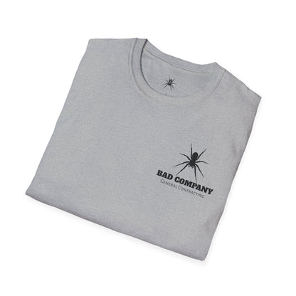 Copy of Unisex Softstyle T-Shirt - Bad Company Roofing & Construction Graphic Tee