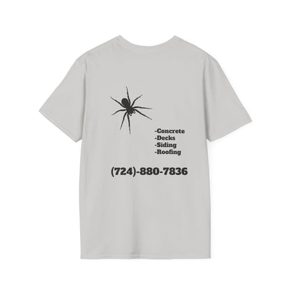 Copy of Unisex Softstyle T-Shirt - Bad Company Roofing & Construction Graphic Tee