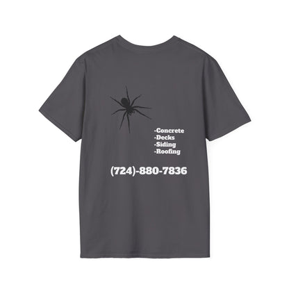 Copy of Unisex Softstyle T-Shirt - Bad Company Roofing & Construction Graphic Tee