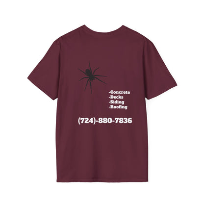 Copy of Unisex Softstyle T-Shirt - Bad Company Roofing & Construction Graphic Tee