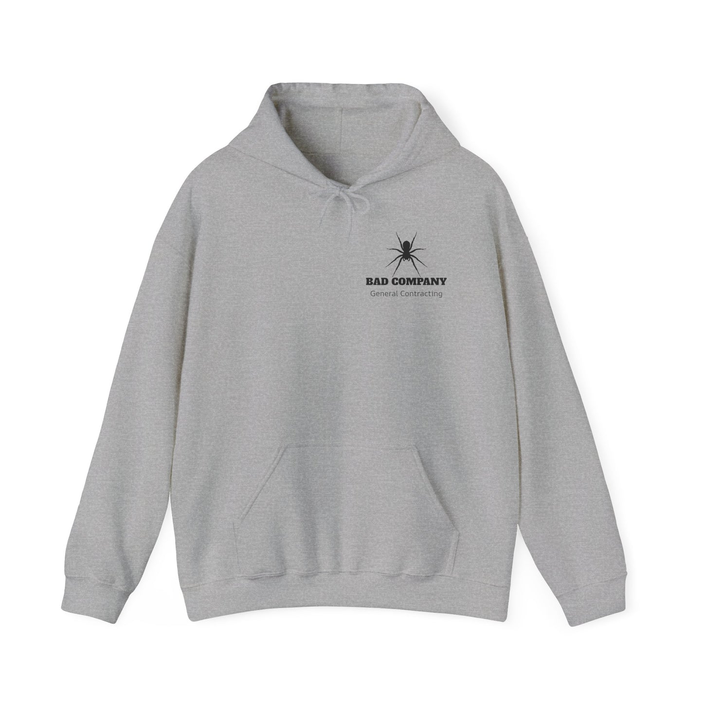 Spider Design Unisex Heavy Blend™ Hooded Sweatshirt - BAD COMPANY Contracting