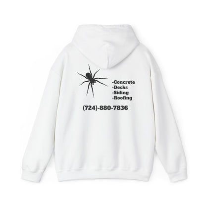 Spider Design Unisex Heavy Blend™ Hooded Sweatshirt - BAD COMPANY Contracting