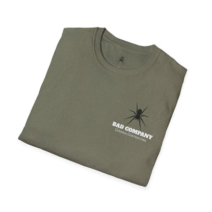 Copy of Unisex Softstyle T-Shirt - Bad Company Roofing & Construction Graphic Tee