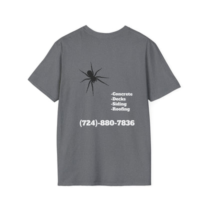 Copy of Unisex Softstyle T-Shirt - Bad Company Roofing & Construction Graphic Tee