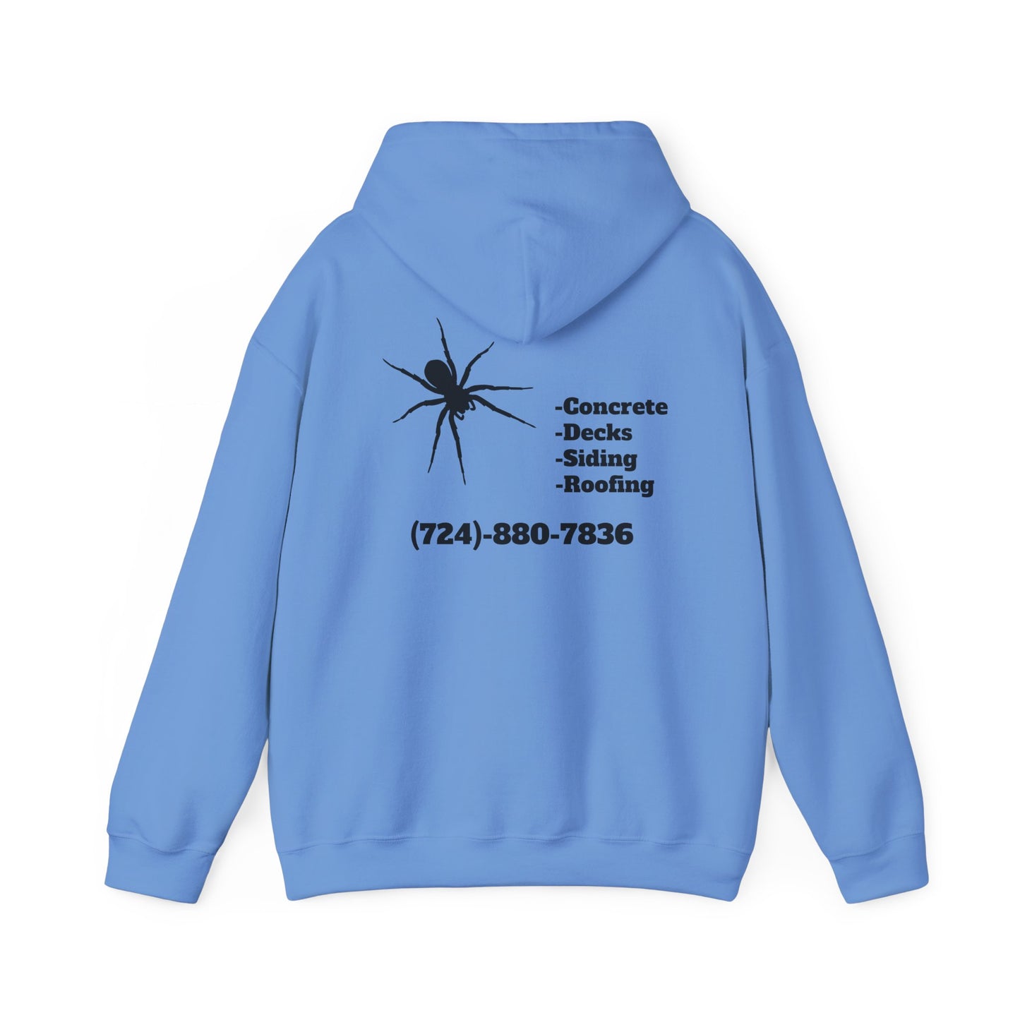 Spider Design Unisex Heavy Blend™ Hooded Sweatshirt - BAD COMPANY Contracting
