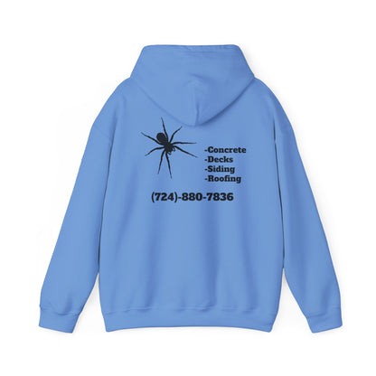 Spider Design Unisex Heavy Blend™ Hooded Sweatshirt - BAD COMPANY Contracting