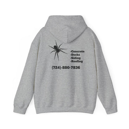 Spider Design Unisex Heavy Blend™ Hooded Sweatshirt - BAD COMPANY Contracting