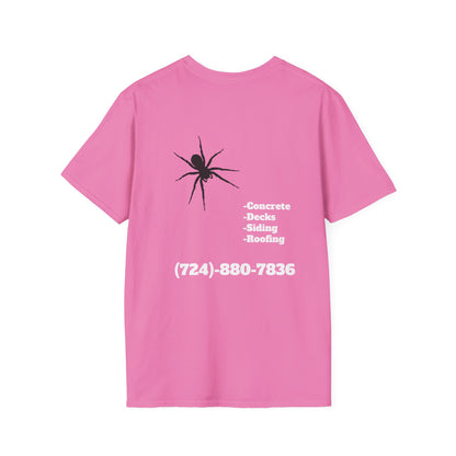 Copy of Unisex Softstyle T-Shirt - Bad Company Roofing & Construction Graphic Tee