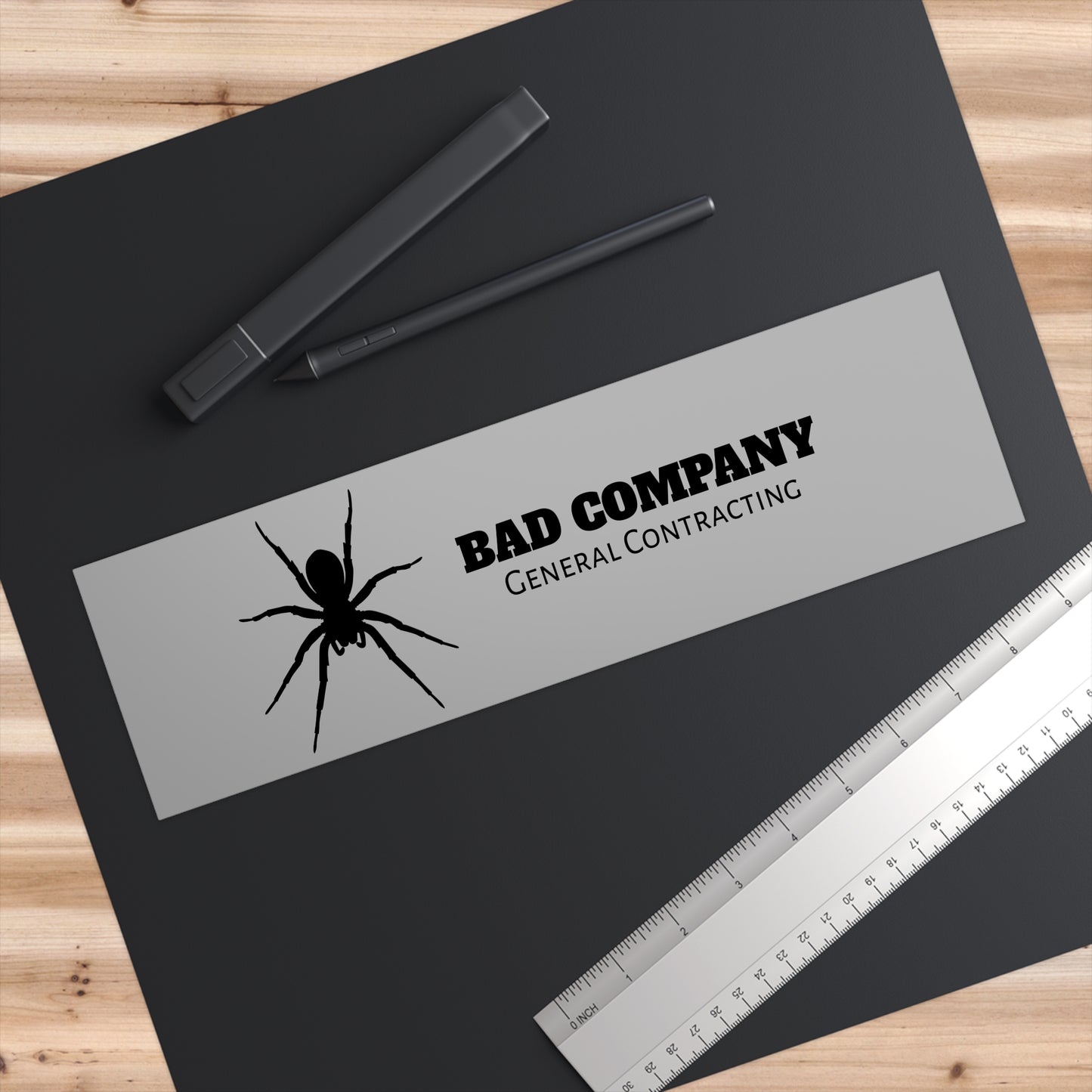 Spooky Bad Company Bumper Sticker | Unique Car Accessories