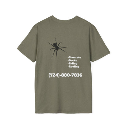 Copy of Unisex Softstyle T-Shirt - Bad Company Roofing & Construction Graphic Tee